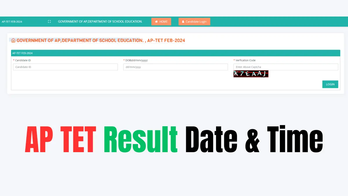 Manabadi AP TET Results 2024 Latest Updates, Result Date, Time