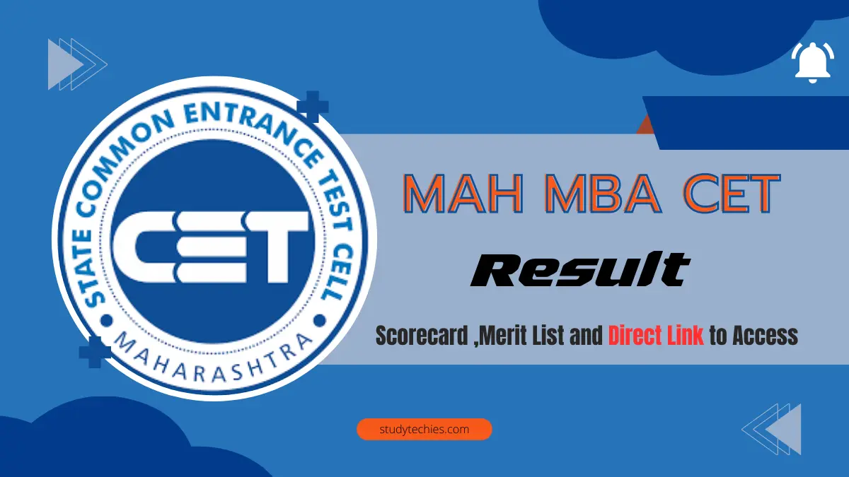 MAH MBA CET 2024 Result: Scorecard ,Merit List and Direct Link